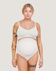 Carriwell Adjustable overbelly support belt, S/M White - Carriwell