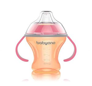 BabyOno Non Spill Cup with soft spout 180ml  - Suavinex