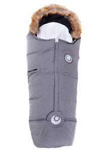 Easygrow Nature footmuff Grey Melange  - Easygrow