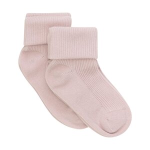Minymo Baby rib sock w. fold (2-pack) - Minymo