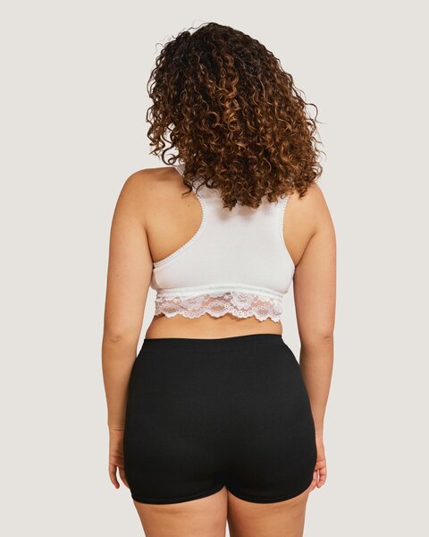 Carriwell Organic Crossover Nursing Bra Black L - Carriwell