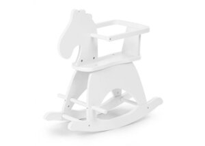 Childhome Rocking Horse White + Brace - Childhome