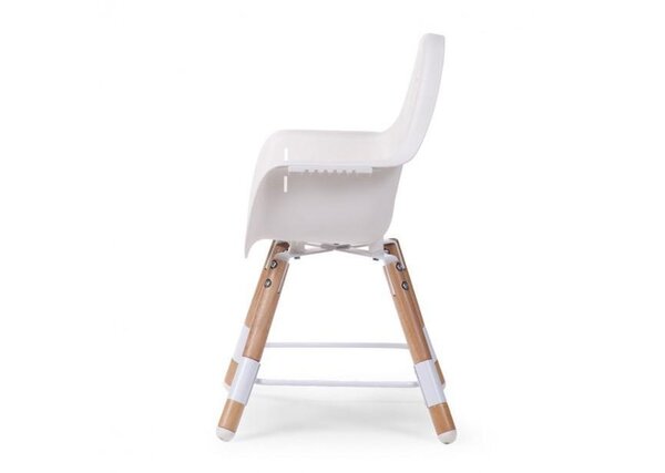 Childhome Evolu 2 chair 2in1 with bumper, White - Childhome