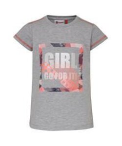 Legowear TIPPI 327 - T-SHIRT S/S Grey Melange 110 - NAME IT