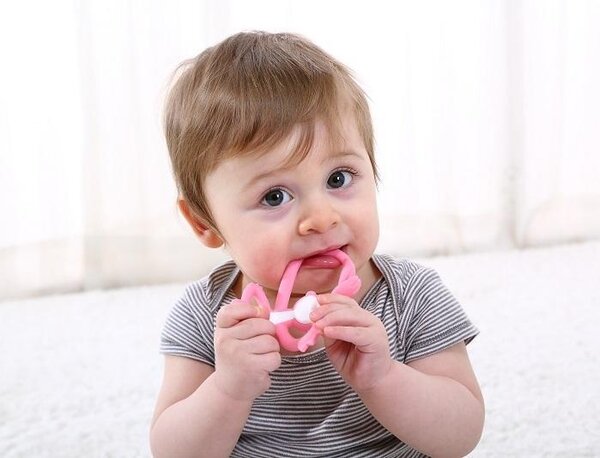 Mombella närimisrõngas Monkey Pink - Mombella