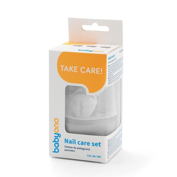 BabyOno baby nail set Grey - BabyOno