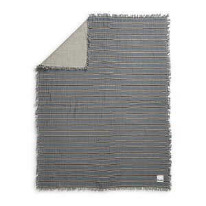 Elodie Details Soft Cotton Blanket  Sandy stripe One Size Blue/Beige/Black - Nordbaby
