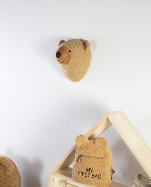 Childhome teddy bear head wall deco Brown - Childhome