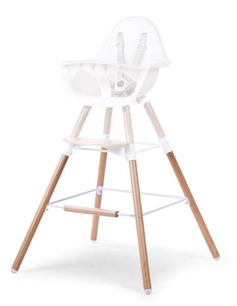 Childhome Evolu söögitooli ekstra pikkade jalgade komplekt, Natural White - Childhome