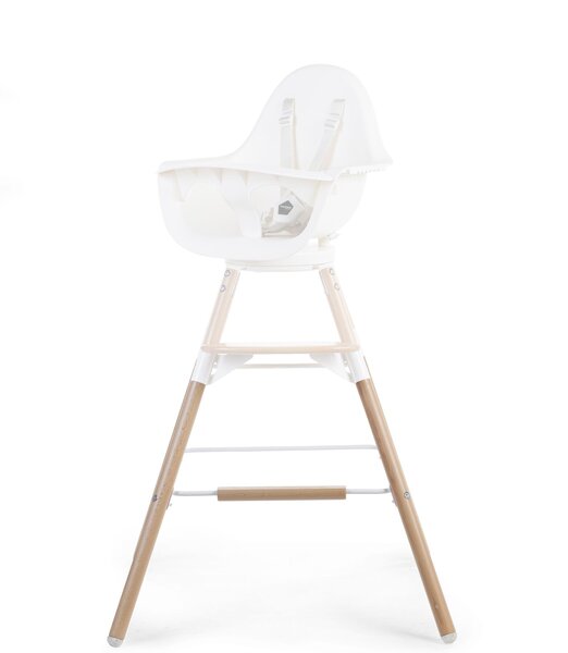 Childhome Evolu söögitooli ekstra pikkade jalgade komplekt, Natural White - Childhome