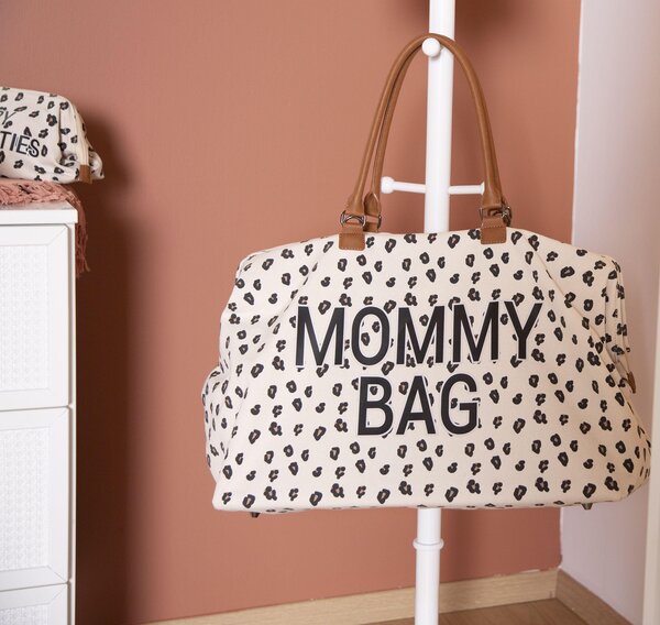 Childhome Mommy Bag nursery bag Canvas Leopard - Childhome