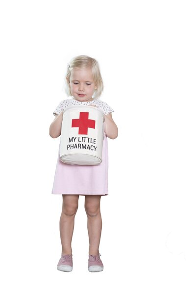 Childhome my little pharmacy bag + isothermic lining White - Childhome