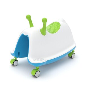Chillafish Trackie 4-in-1 rocker and riding toy Lime - Childhome