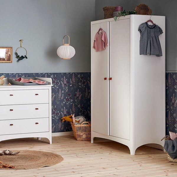 Leander Classic wardrobe, White - Leander