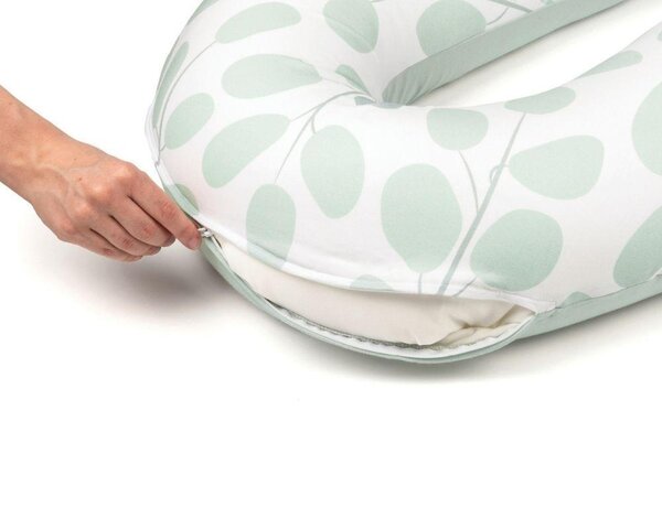 Doomoo Softy imetamispadja püür, Leaves Aqua Green - Doomoo