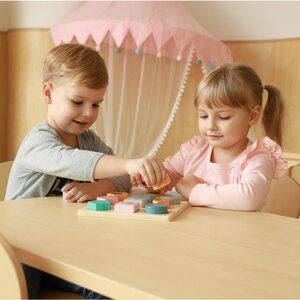 PolarB Shape Block Puzzle - Wild Animals Multicolor - Done by Deer