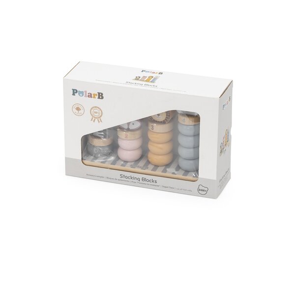 PolarB Stacking Blocks Multicolor - PolarB