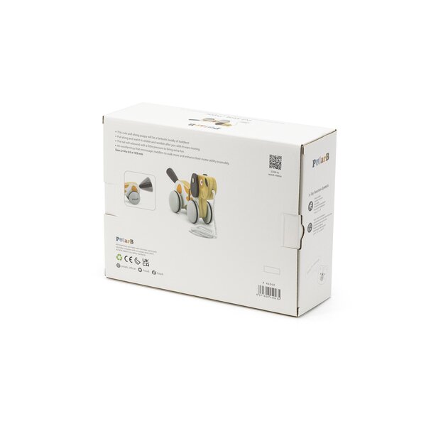 PolarB Pull-Along Puppy Multicolor - PolarB