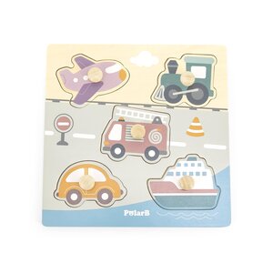 PolarB Flat Puzzle -Transportation - Done by Deer