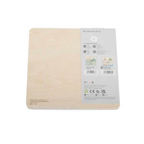 PolarB Flat Puzzle -Transportation Multicolor - PolarB