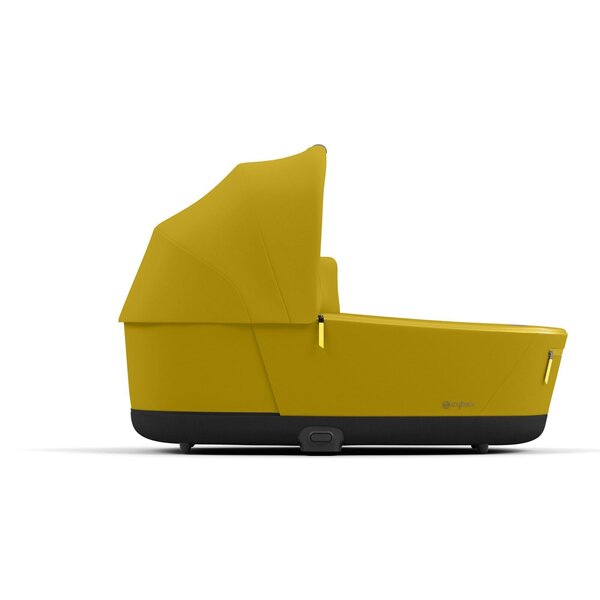 Cybex Priam V4 vežimėlio komplektas Mustard Yellow + Frame Chrome black - Cybex