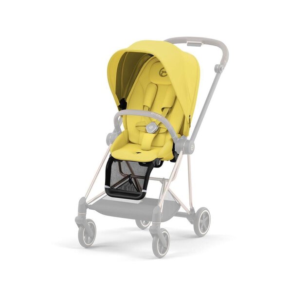 Cybex Mios stroller web set V3 Mustard Yellow+Rose Gold Frame - Cybex