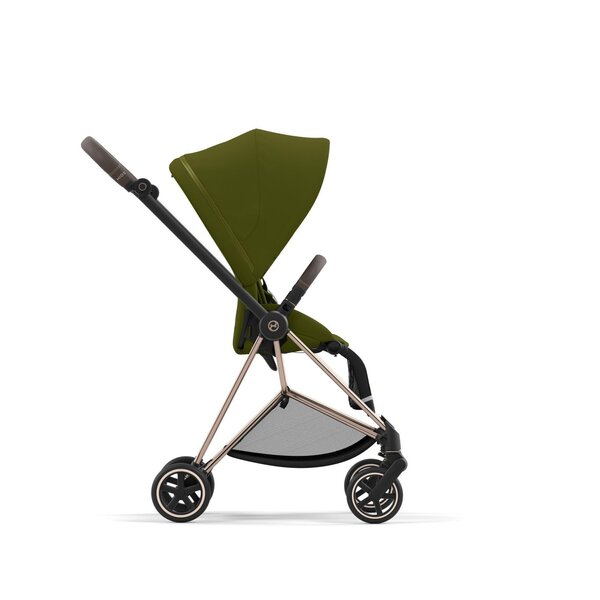 Cybex Mios V3 vežimėlio komplektas V3 Khaki Green + Rose Gold Frame - Cybex