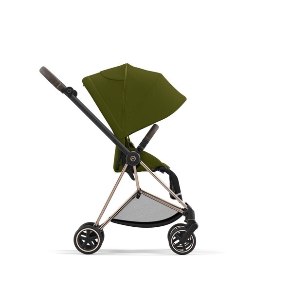 Cybex Mios V3 vežimėlio komplektas V3 Khaki Green + Rose Gold Frame - Cybex