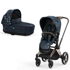 Cybex Priam V4 stroller set Jewels of Nature, Rose Gold frame - Nordbaby