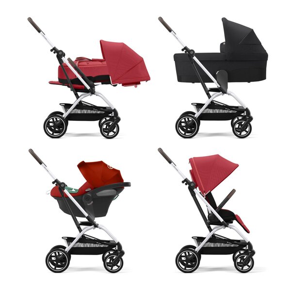 Cybex Eezy S Twist+ 2 buggy Hibiscus, silver frame - Cybex