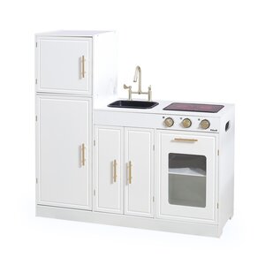 PolarB Classic White Modern Kitchen with Light and Sound - Childhome