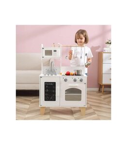 PolarB Little Chefs Kitchen with Light and Sound - Classic White - Childhome