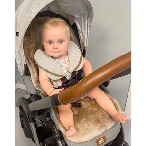 Easygrow Lamb Skin stroller Sand - Elodie Details