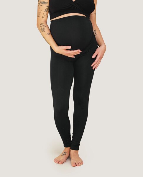 Carriwell Maternity Support Leggings Recycled Black M - Carriwell