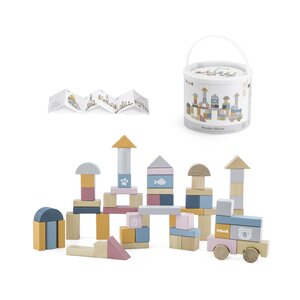 PolarB Wooden Blocks - 60pcs - PolarB