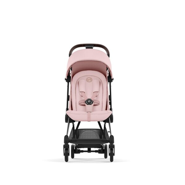 Cybex Coya прогулочная коляска Peach Pink, chrome brown frame - Cybex