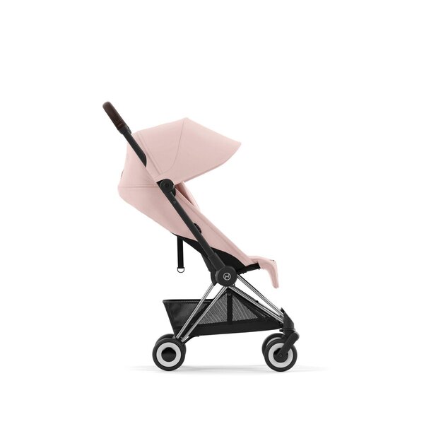 Cybex Coya прогулочная коляска Peach Pink, chrome brown frame - Cybex