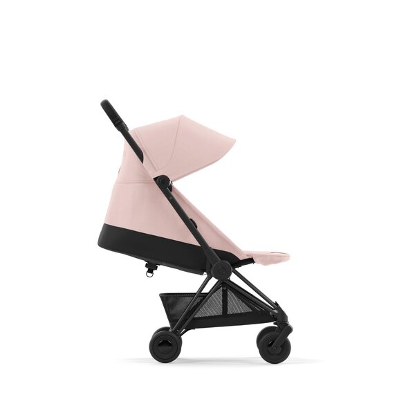 Cybex Coya vežimėlis Peach Pink, matt black frame - Cybex