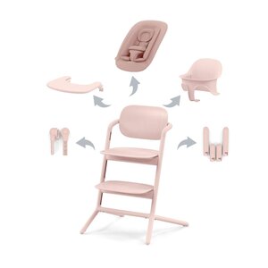 Cybex Lemo 4in1 стульчик для кормления Pearl Pink - Cybex