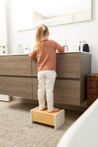 Childhome WOODEN STEP - NATURAL WHITE  - Nordbaby