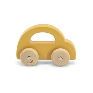 PolarB Wooden Car - Yellow  - PolarB