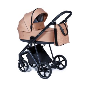 Nordbaby Active Lux vankrikomplekt Copper Beige, raamiga Chrome  - Nordbaby