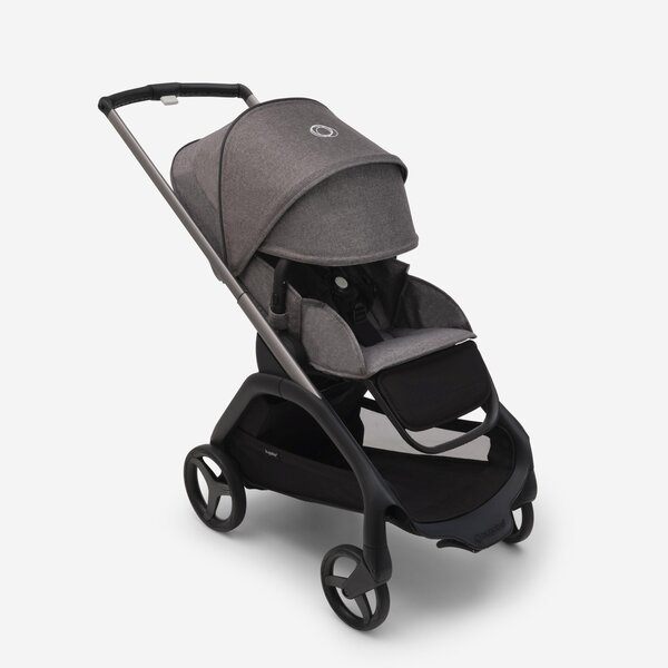 Bugaboo Dragonfly seat stroller Graphite/Grey Melange-Grey Melange - Bugaboo