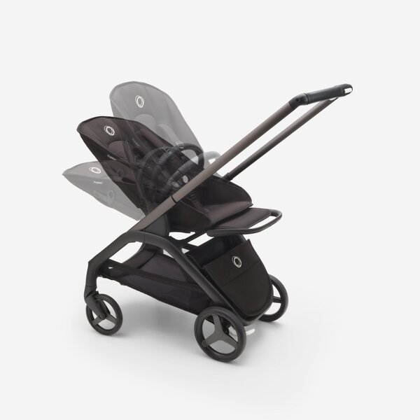 Bugaboo Dragonfly pastaigu rati Graphite/Grey Melange-Grey - Bugaboo