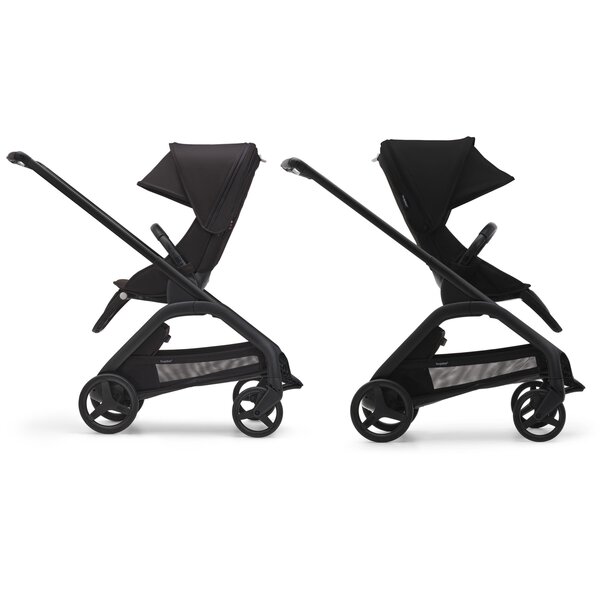 Bugaboo Dragonfly pastaigu rati Graphite/Grey Melange-Grey - Bugaboo