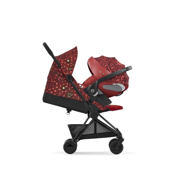 Cybex Coya vežimėlis Rockstar Rosenrot Red, Matt Black frame - Cybex