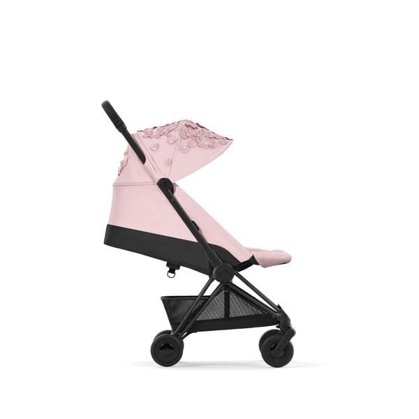 Cybex Coya прогулочная коляска Simply Flowers Pink, Matt Black frame - Cybex