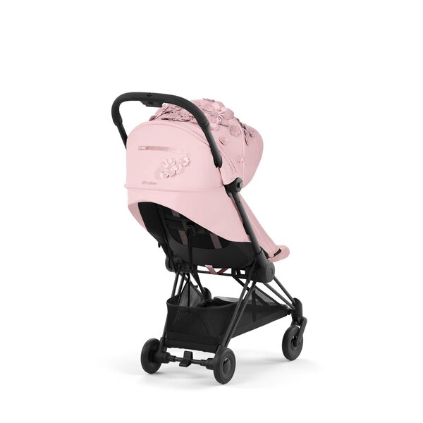 Cybex Coya vežimėlis Simply Flowers Pink, Matt Black frame - Cybex