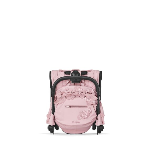 Cybex Coya kergkäru Simply Flowers Pink, Matt Black raam - Cybex