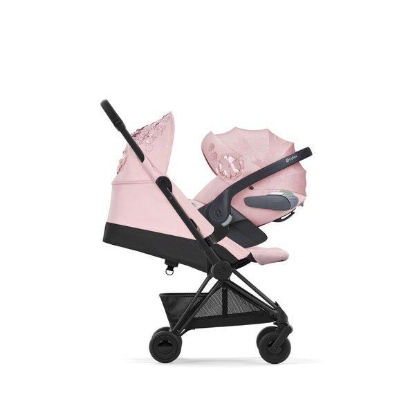 Cybex Coya buggy Simply Flowers Pink, Matt Black frame - Cybex